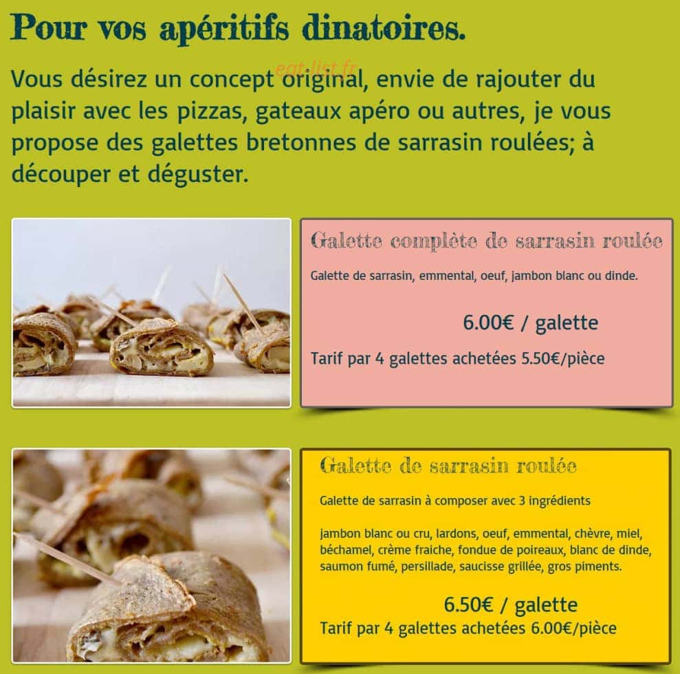 Crêpes Run — carte page 7