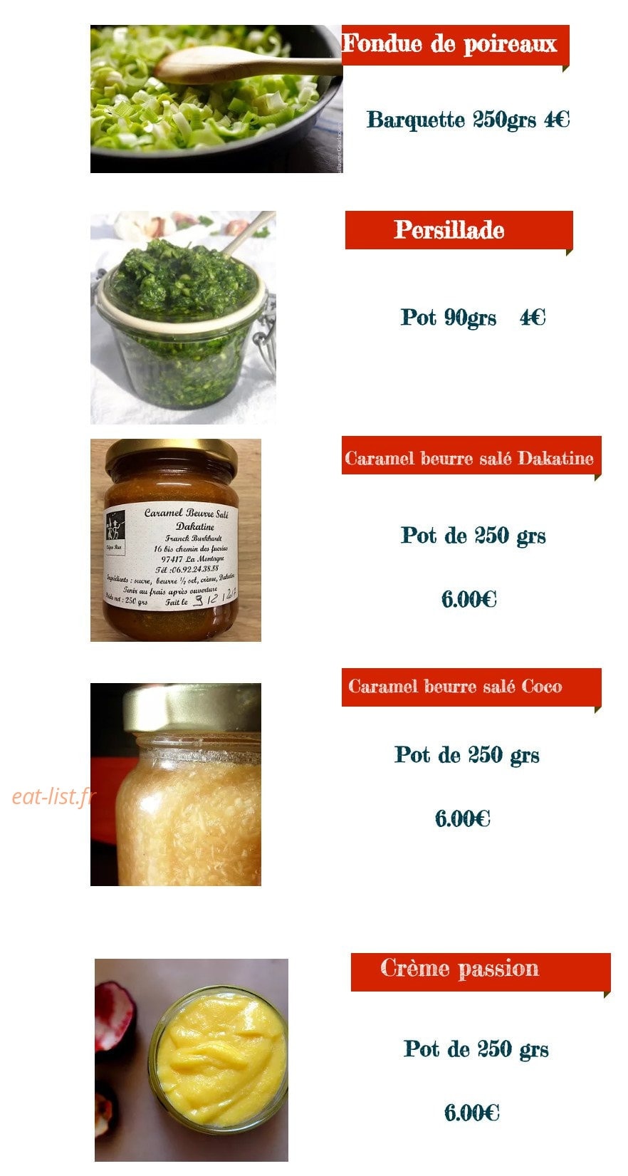 Crêpes Run — carte page 4