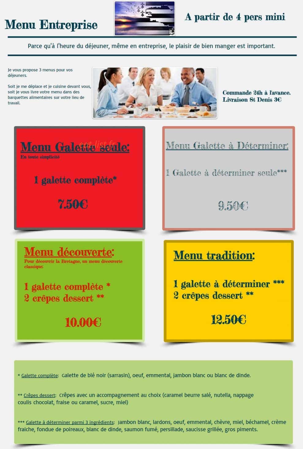 Crêpes Run — carte page 6