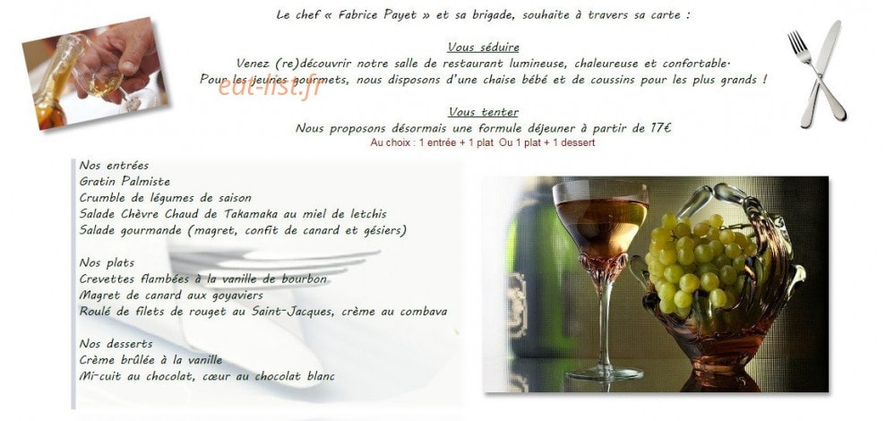 Le Jardin Rosat — carte page 1