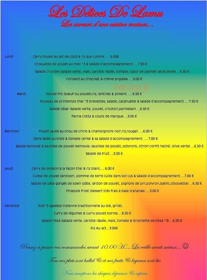 Les delices de lamu — carte page 7
