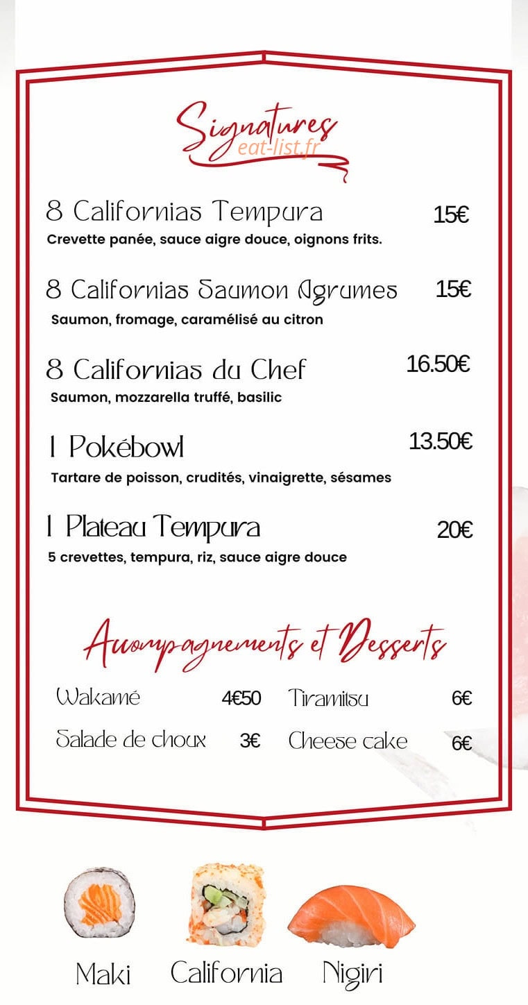 Suteki Sushi — carte page 12