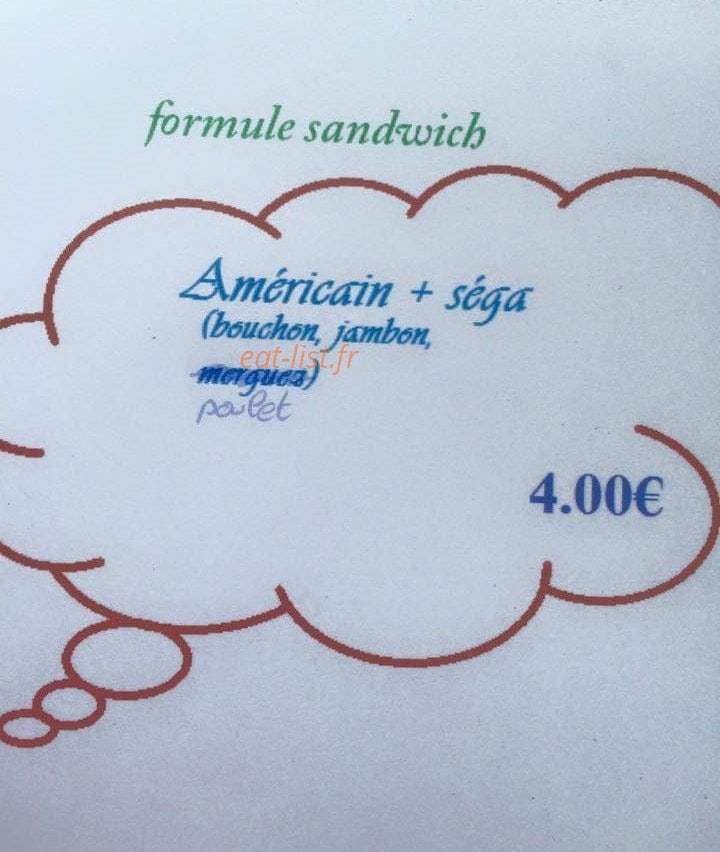 Au Pain Gourmand — carte page 2
