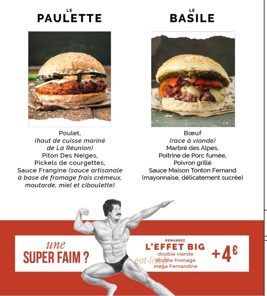 Big Fernand — carte page 2