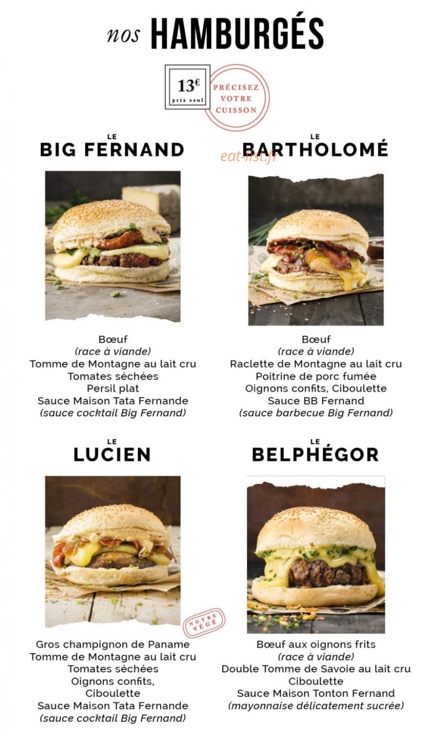 Big Fernand — carte page 1