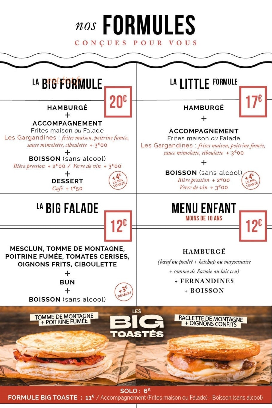 Big Fernand — carte page 3