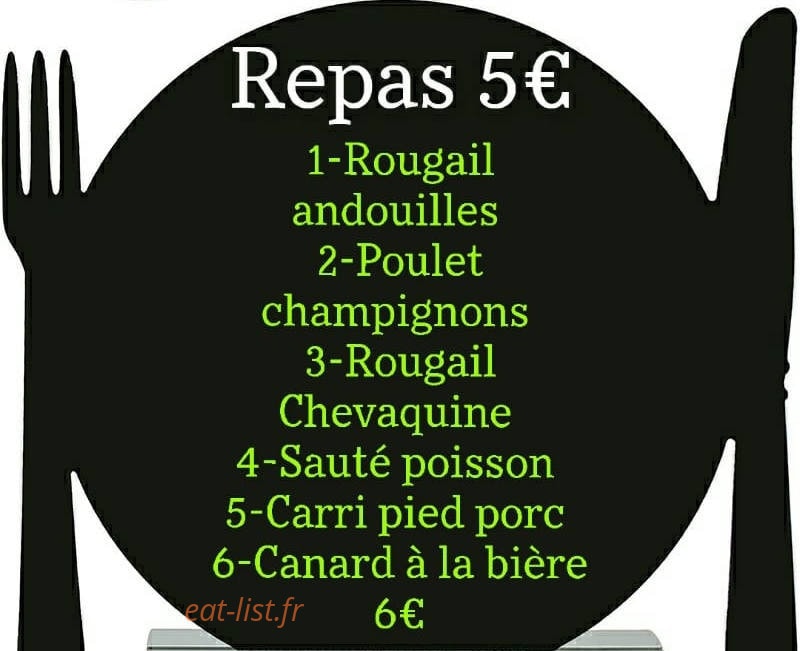 Cuisine Grand Mère — carte page 1