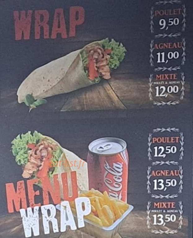 Galata Kebab — carte page 2
