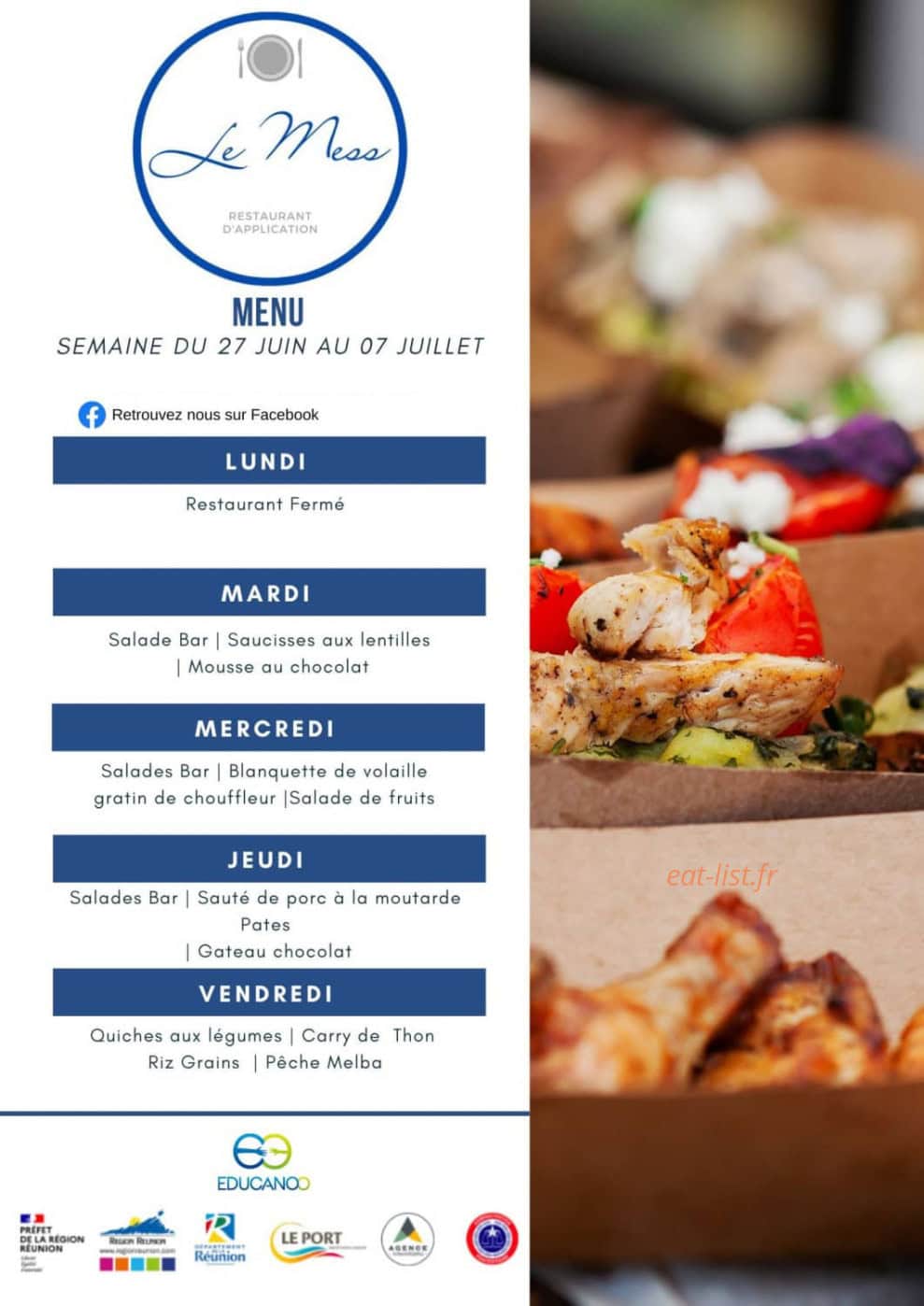 Le Mess — carte page 1