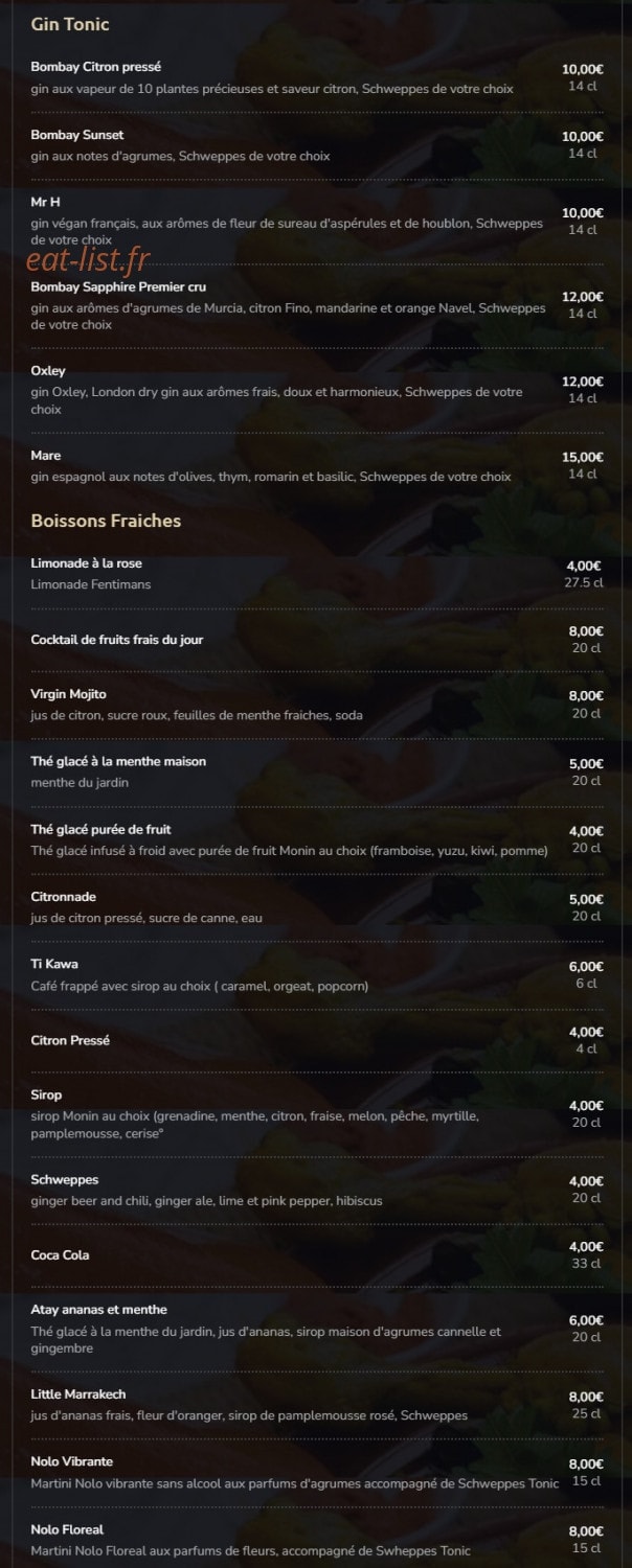Little Marrakech — carte page 7