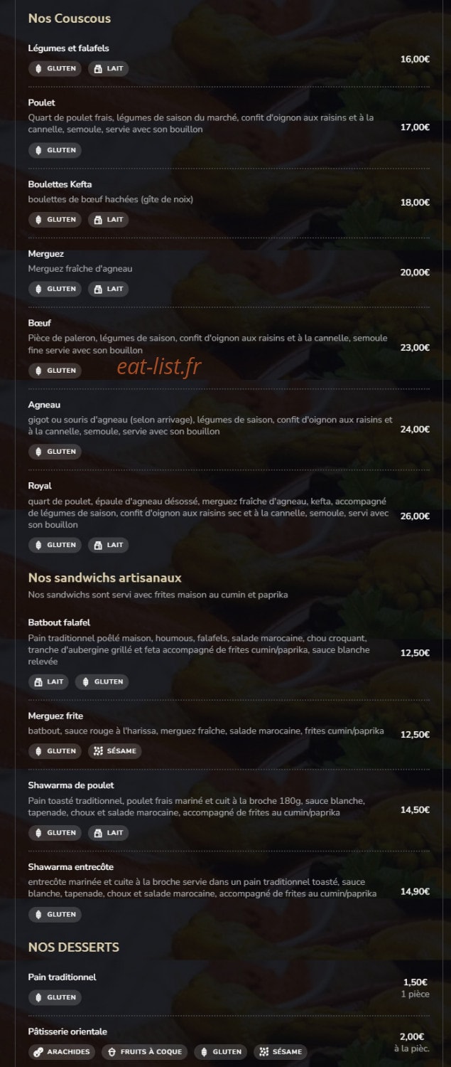 Little Marrakech — carte page 15