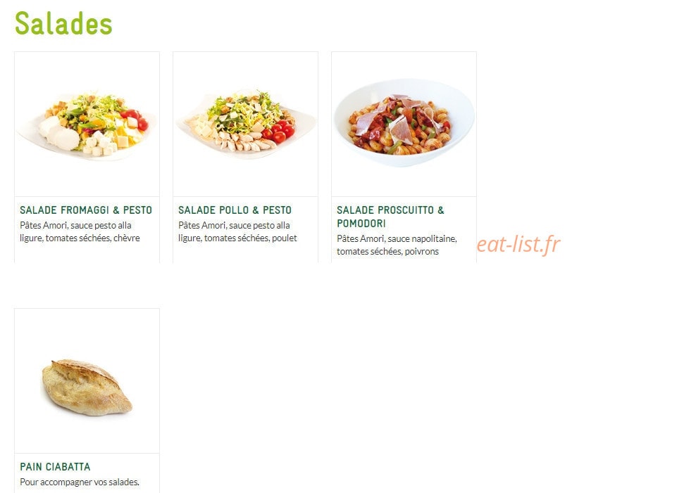 Mezzo Di Pasta — carte page 3