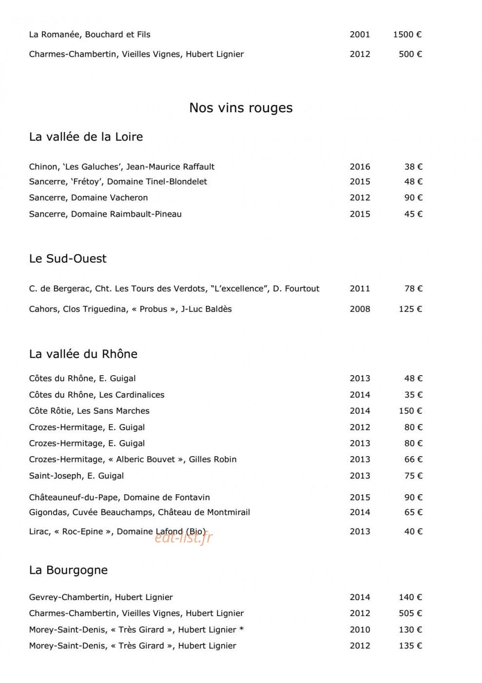 La Case Pitey — carte page 10