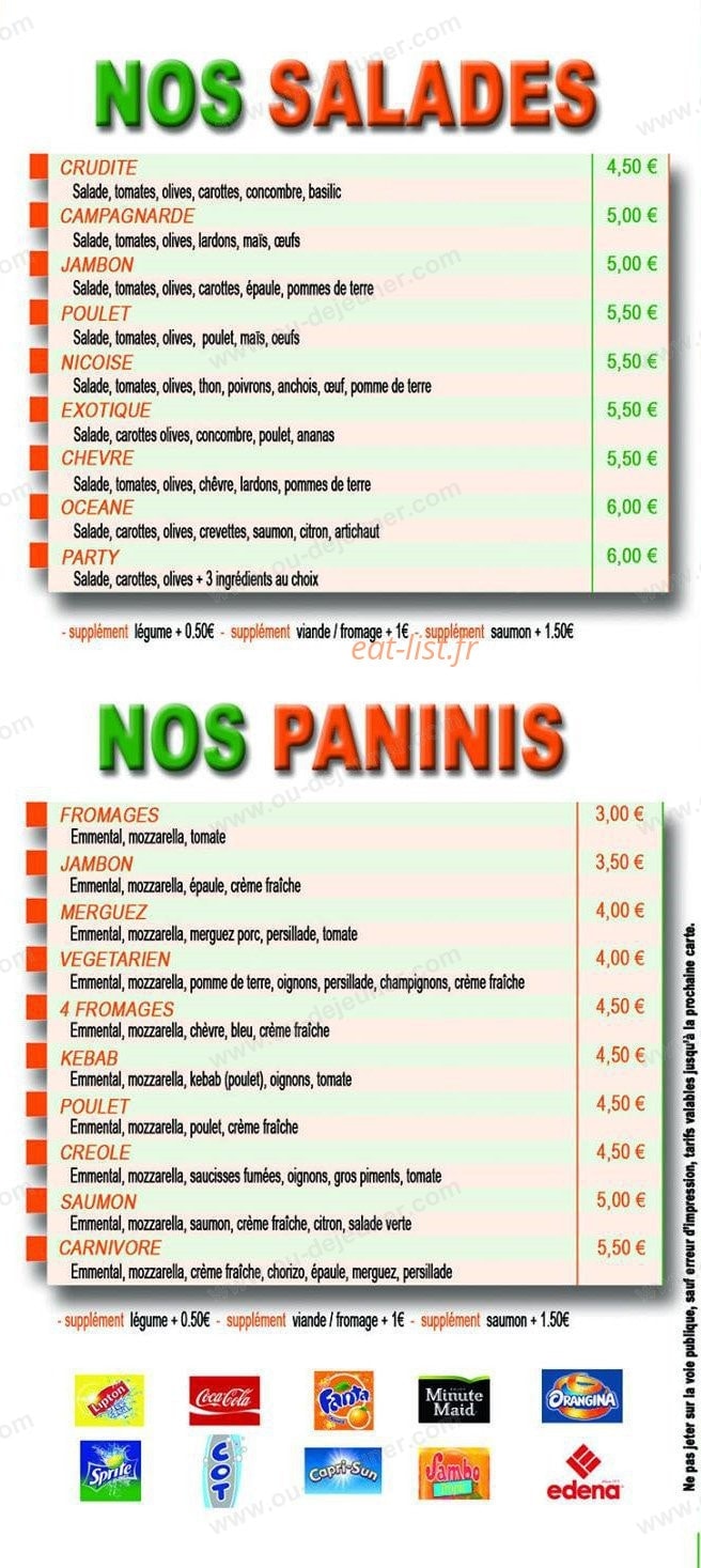 Pizza Party — carte page 6