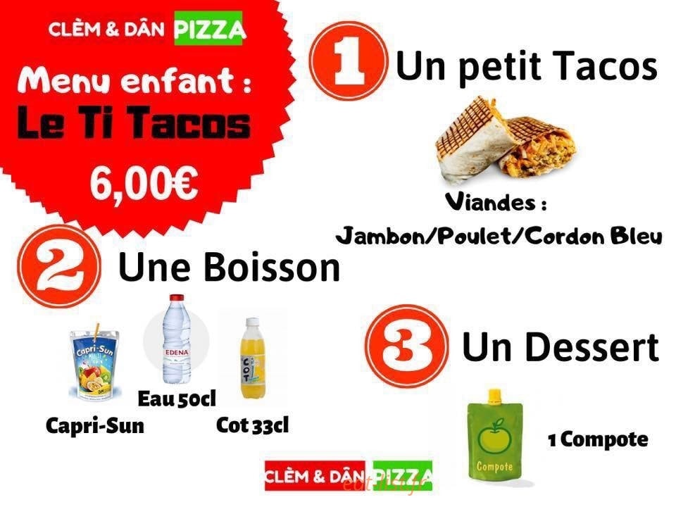 Clem & Dân pizza — carte page 2
