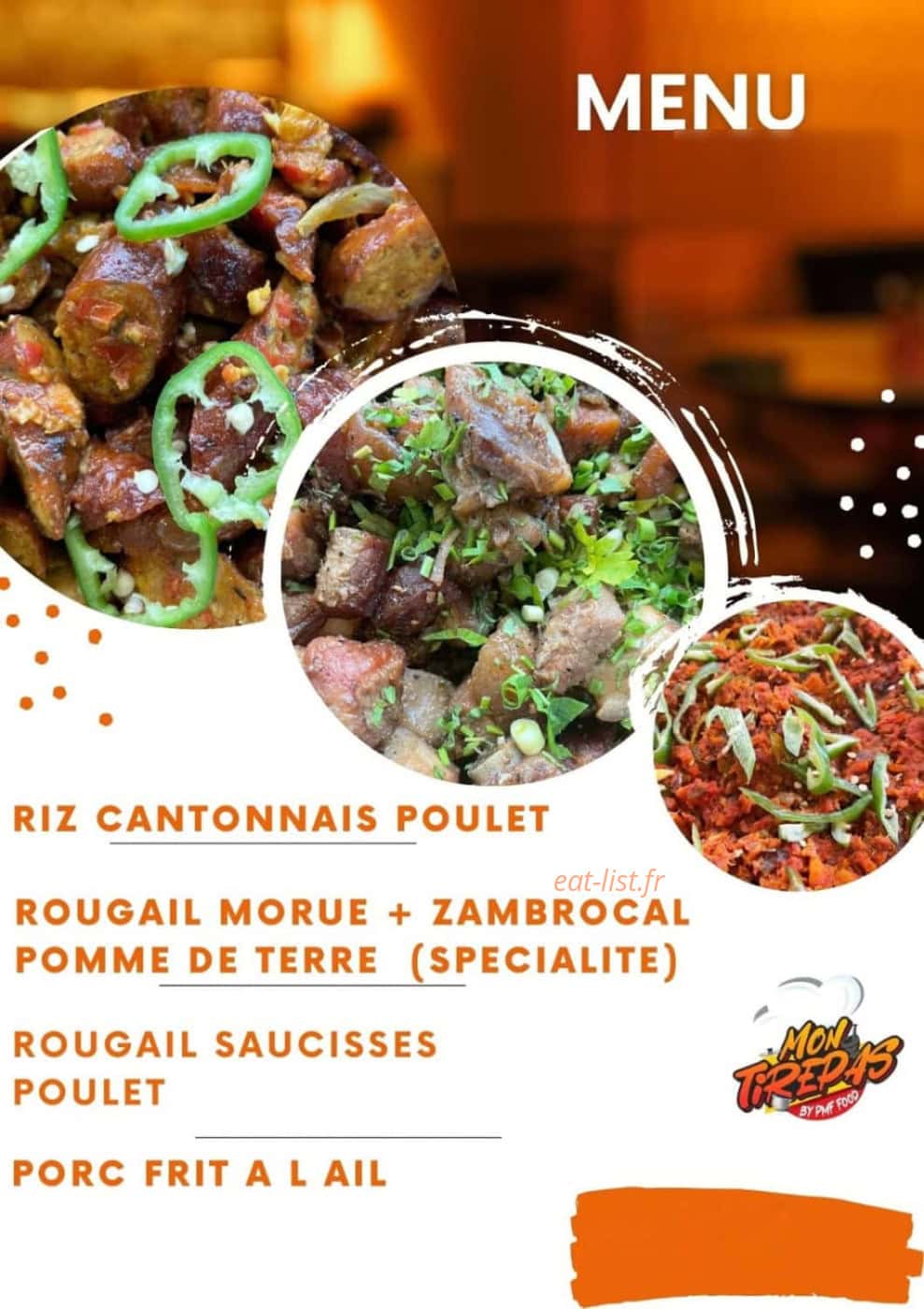 Mon Ti Repas — carte page 1