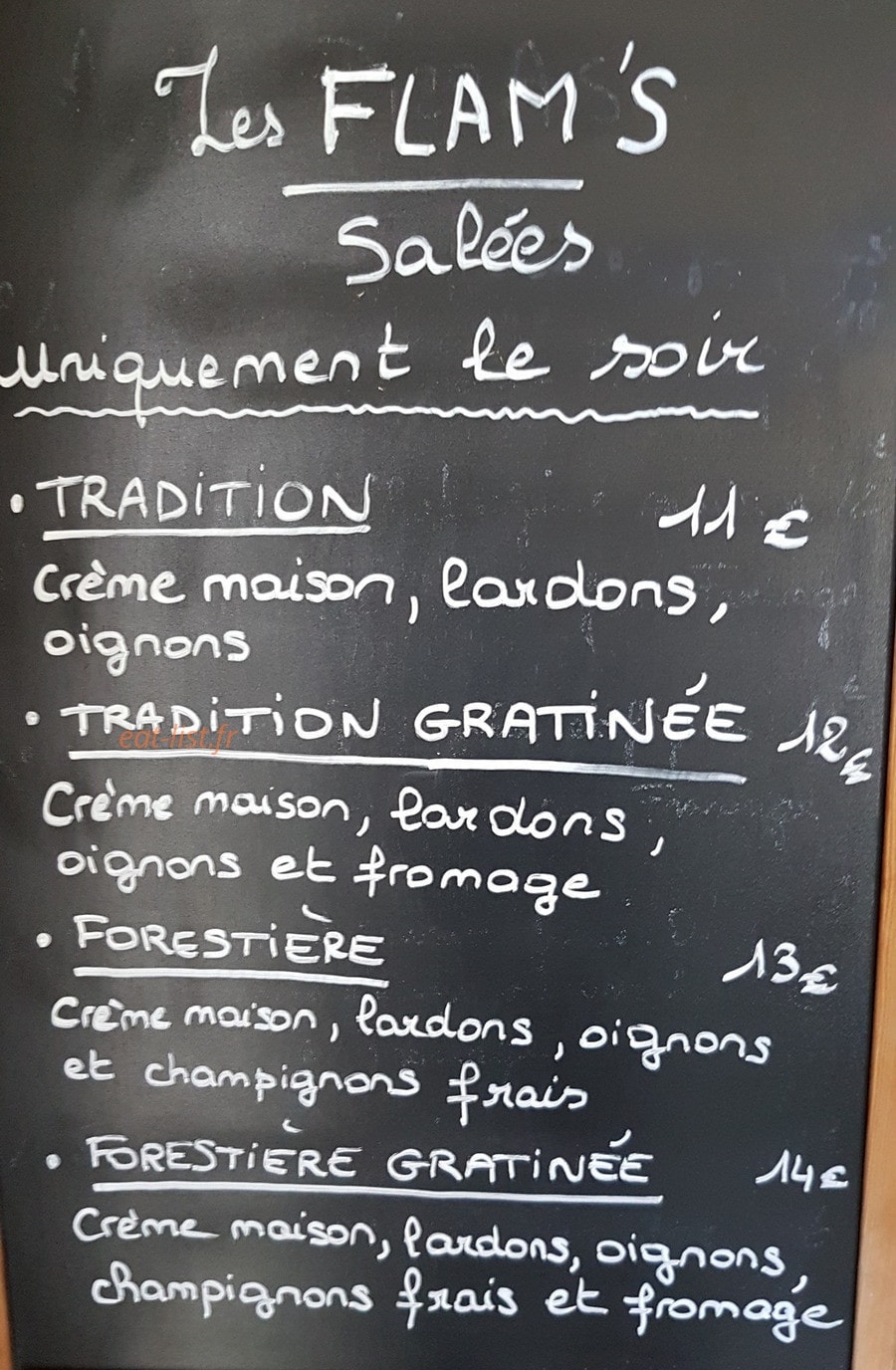 Restaurant Lolive — carte page 1