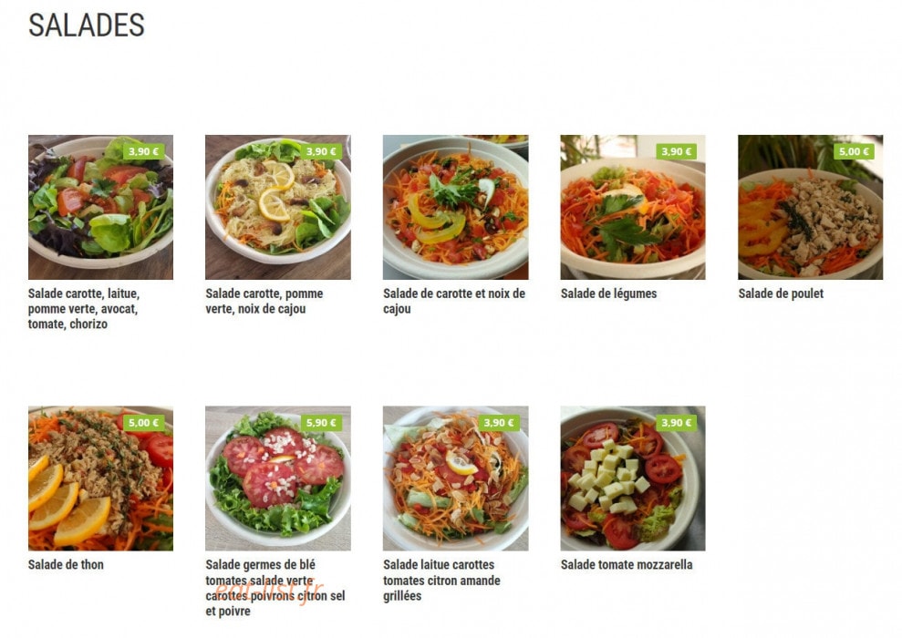 Gou lé o Resto — carte page 2