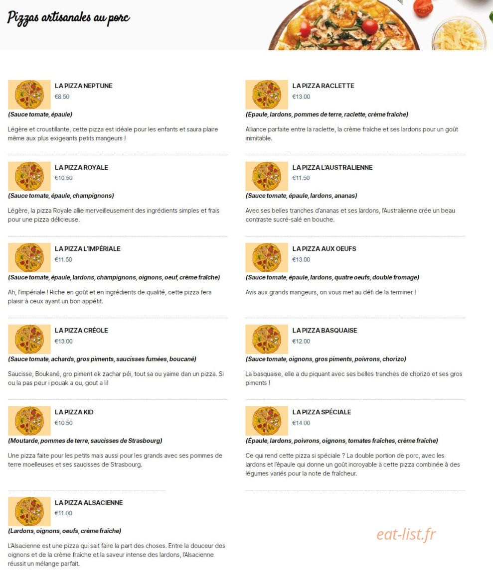 Kazumi Sushi — carte page 1