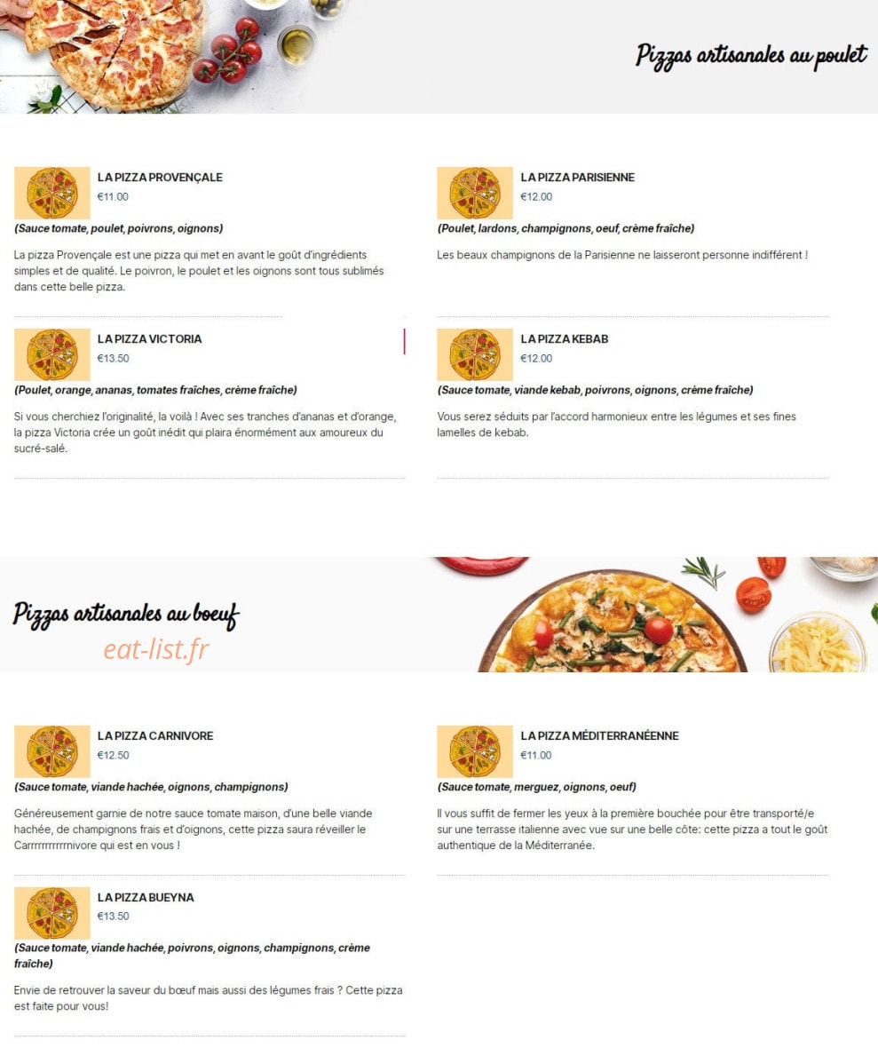 Kazumi Sushi — carte page 2