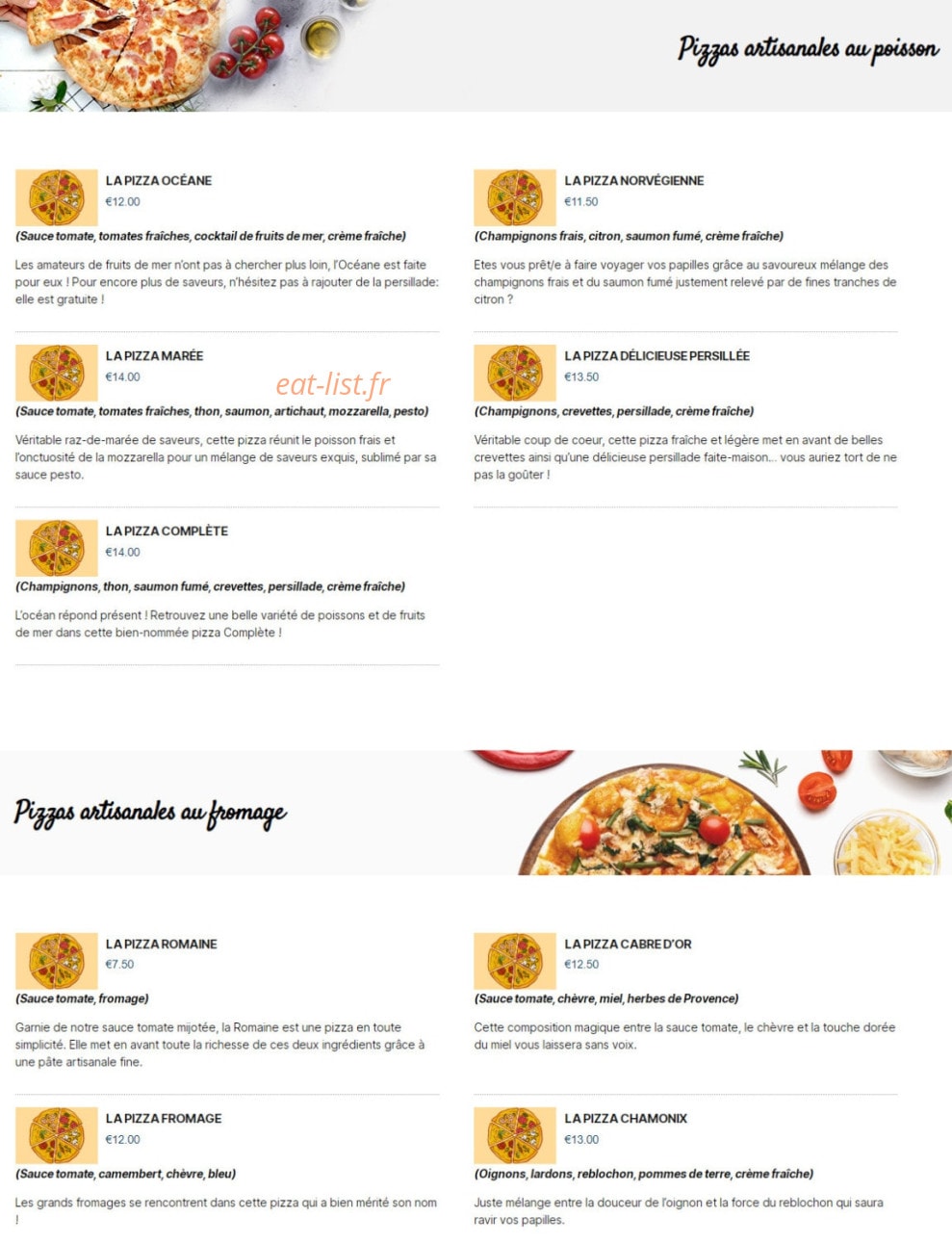 Kazumi Sushi — carte page 3