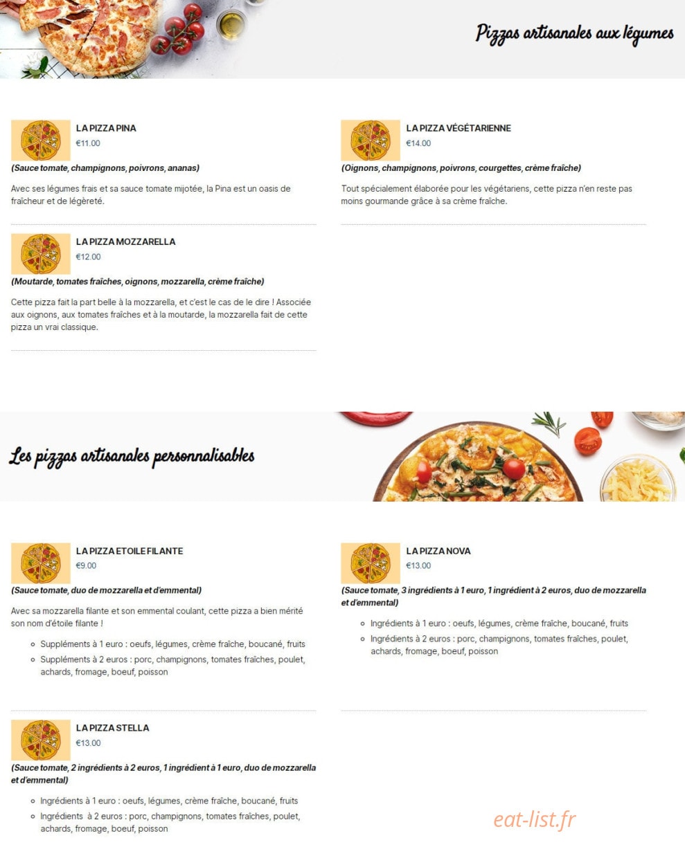 Kazumi Sushi — carte page 4