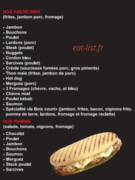 Le bois court — carte page 1