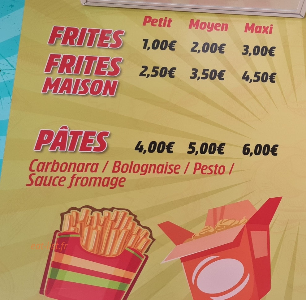 Le Burger — carte page 3