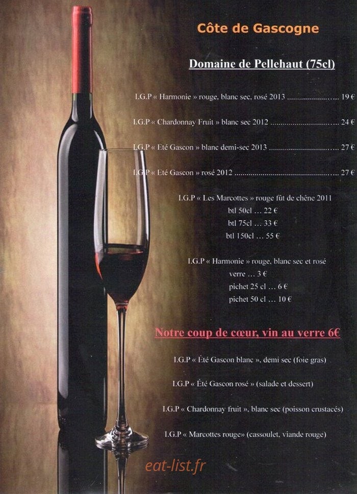 Le Canard Bourbon — carte page 5