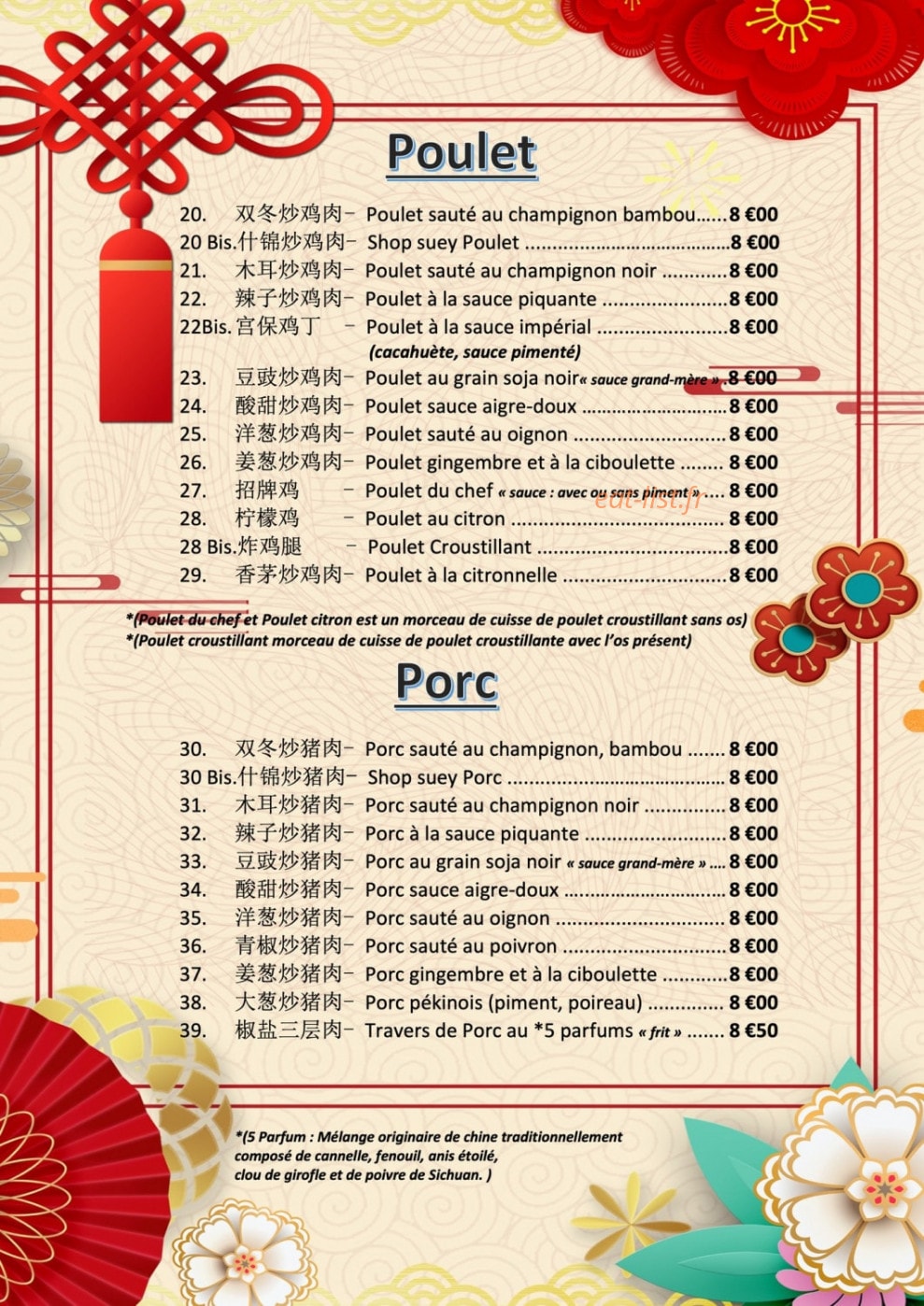 Qing Tian — carte page 3