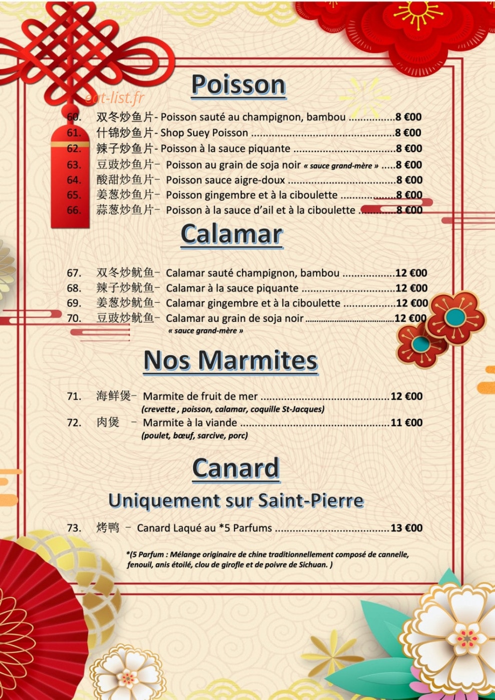 Qing Tian — carte page 5