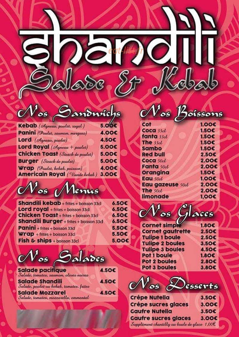 Shandili — carte page 2