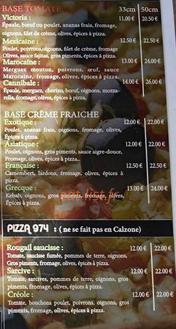 TI Caz Pizza — carte page 3