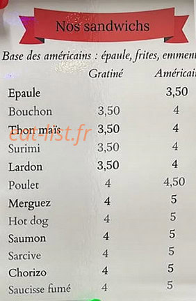 Chez Touquette — carte page 7