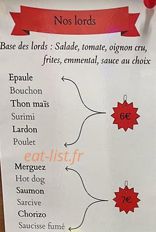 Chez Touquette — carte page 4