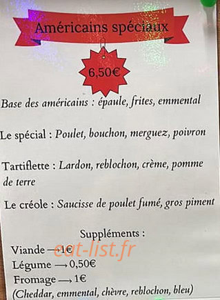 Chez Touquette — carte page 6
