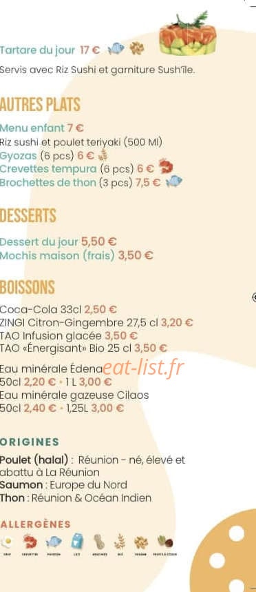 Sush ile — carte page 3