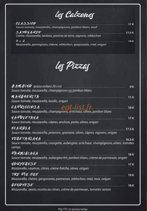 Al Gusto — carte page 2