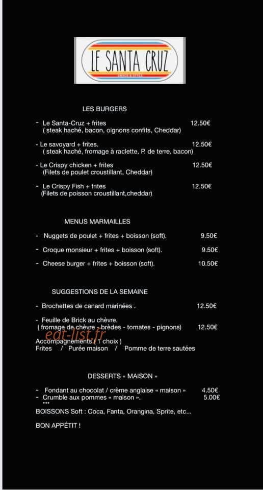Le Santa Cruz — carte page 2