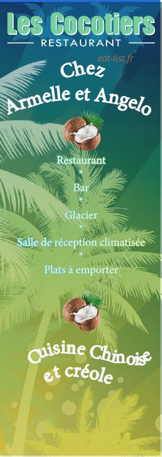 Les Cocotiers — carte page 1