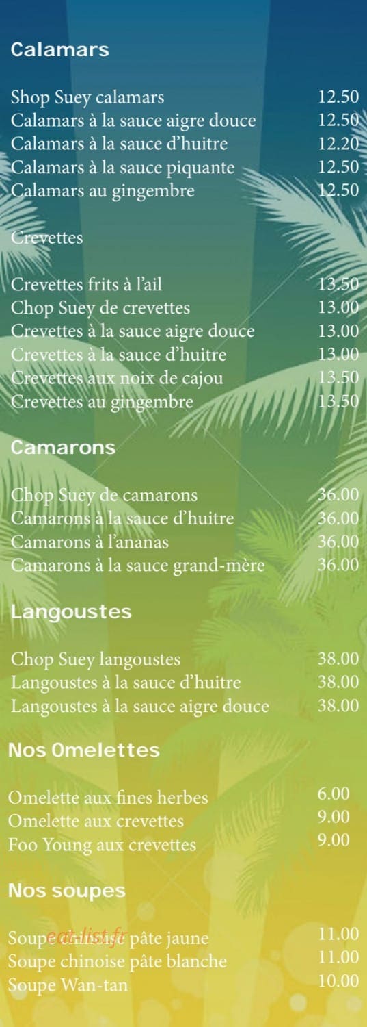 Les Cocotiers — carte page 4