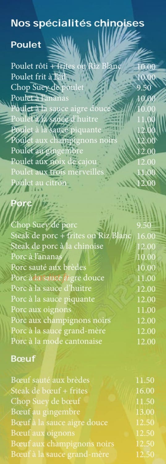 Les Cocotiers — carte page 3