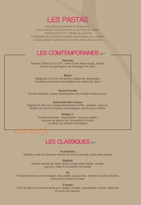Mam'zelle Pizza — carte page 6
