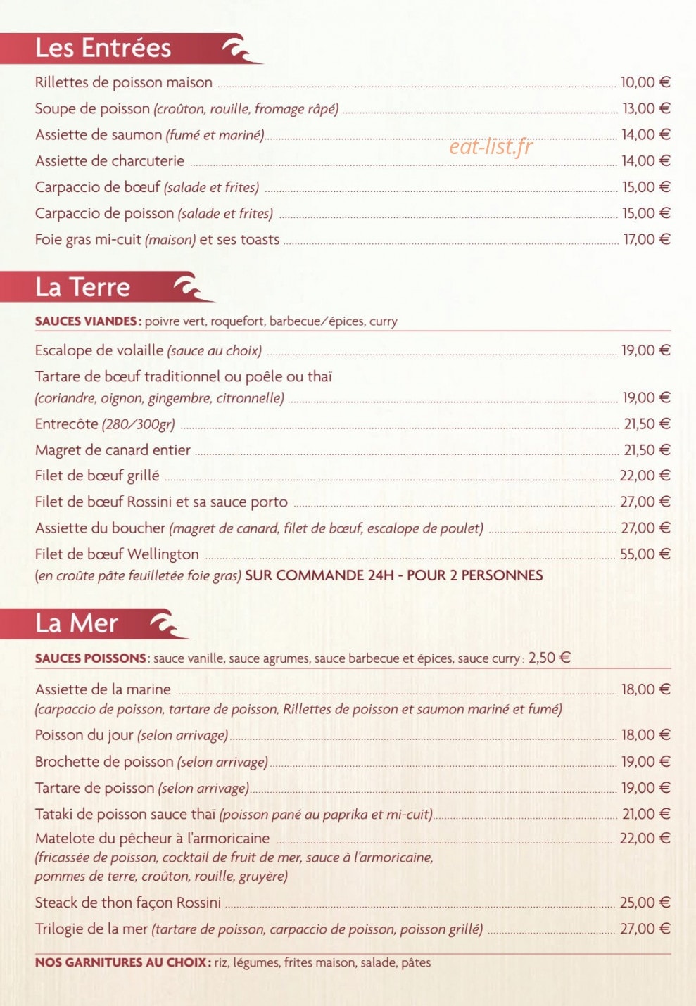 Bar de la marine — carte page 2
