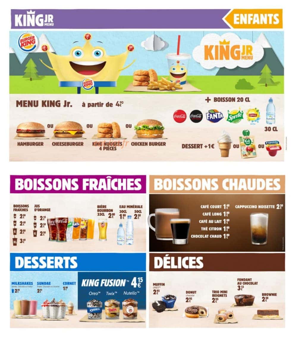 Burger King Menu Enfant Drbeckmann