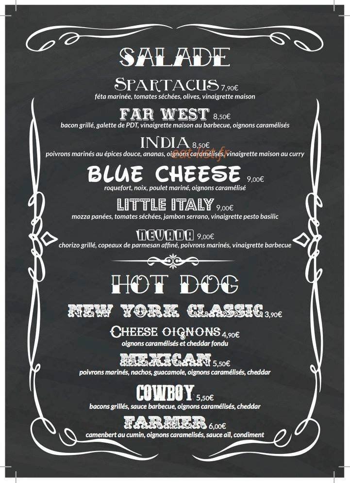 Cantina America — carte page 6