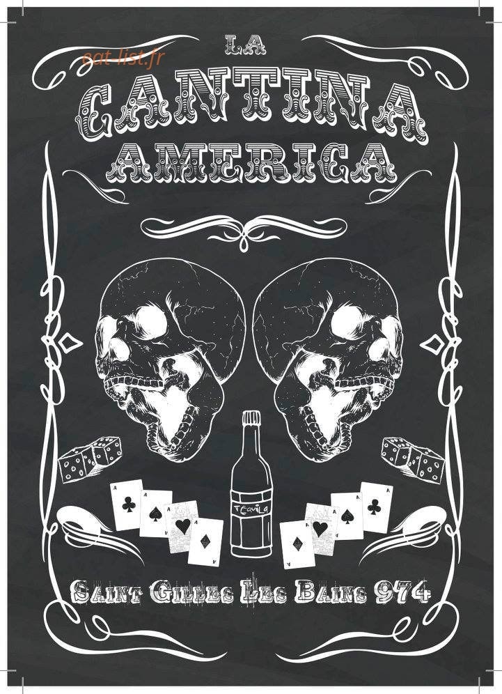 Cantina America — carte page 1