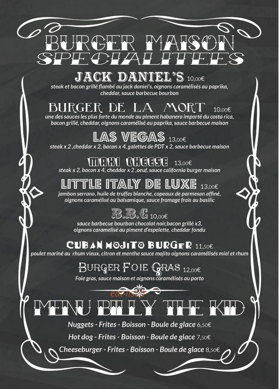 Cantina America — carte page 3