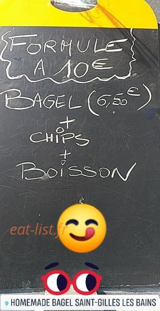 Homemade bagel — carte page 6
