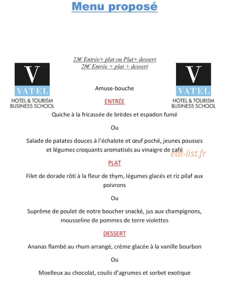 Le P'tit Bleu — carte page 1